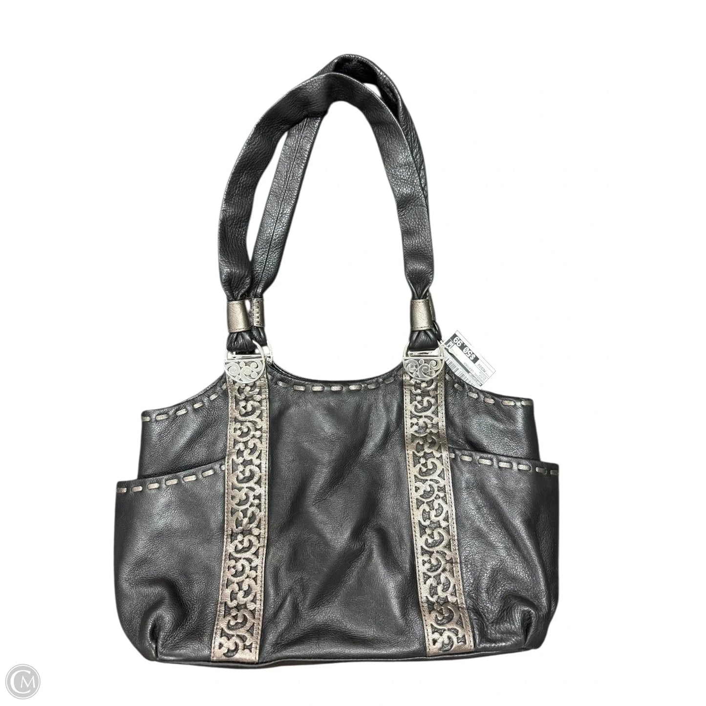 Handbag Leather By Brighton, Size: Medium