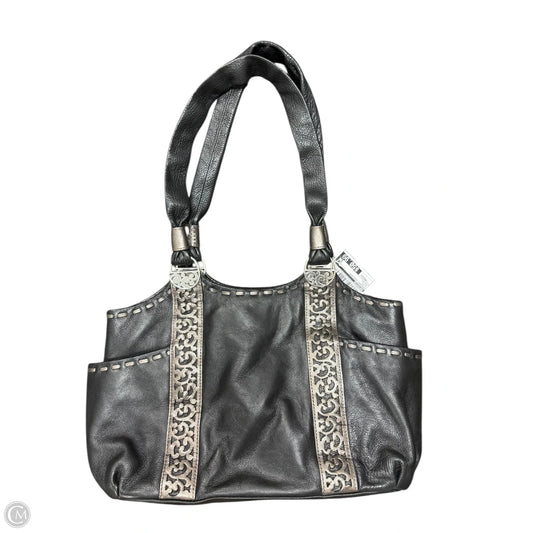 Handbag Leather By Brighton, Size: Medium