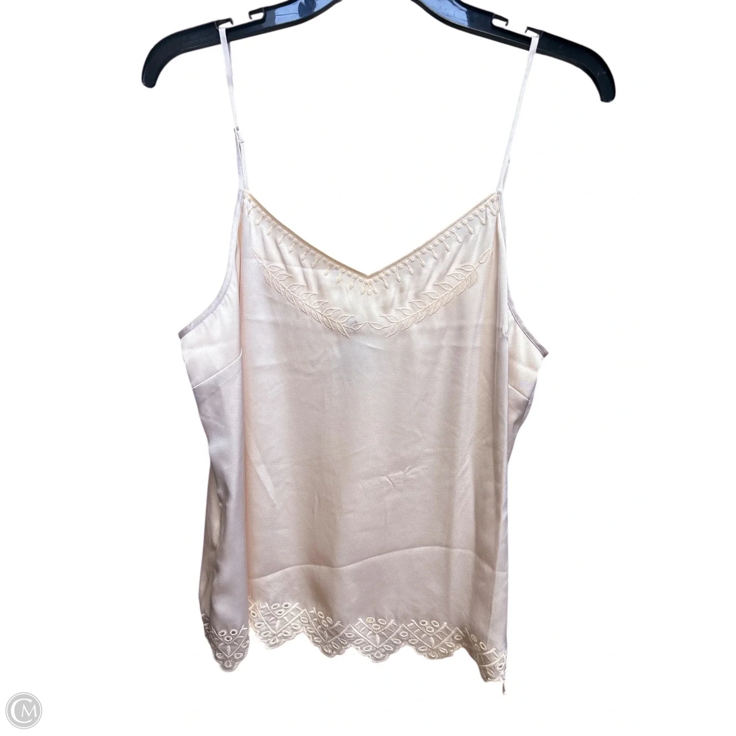 Top Sleeveless By Cabi In Tan, Size: M