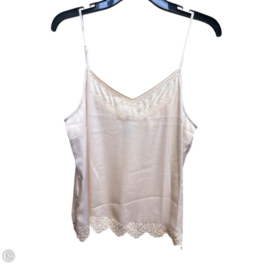 Top Sleeveless By Cabi In Tan, Size: M