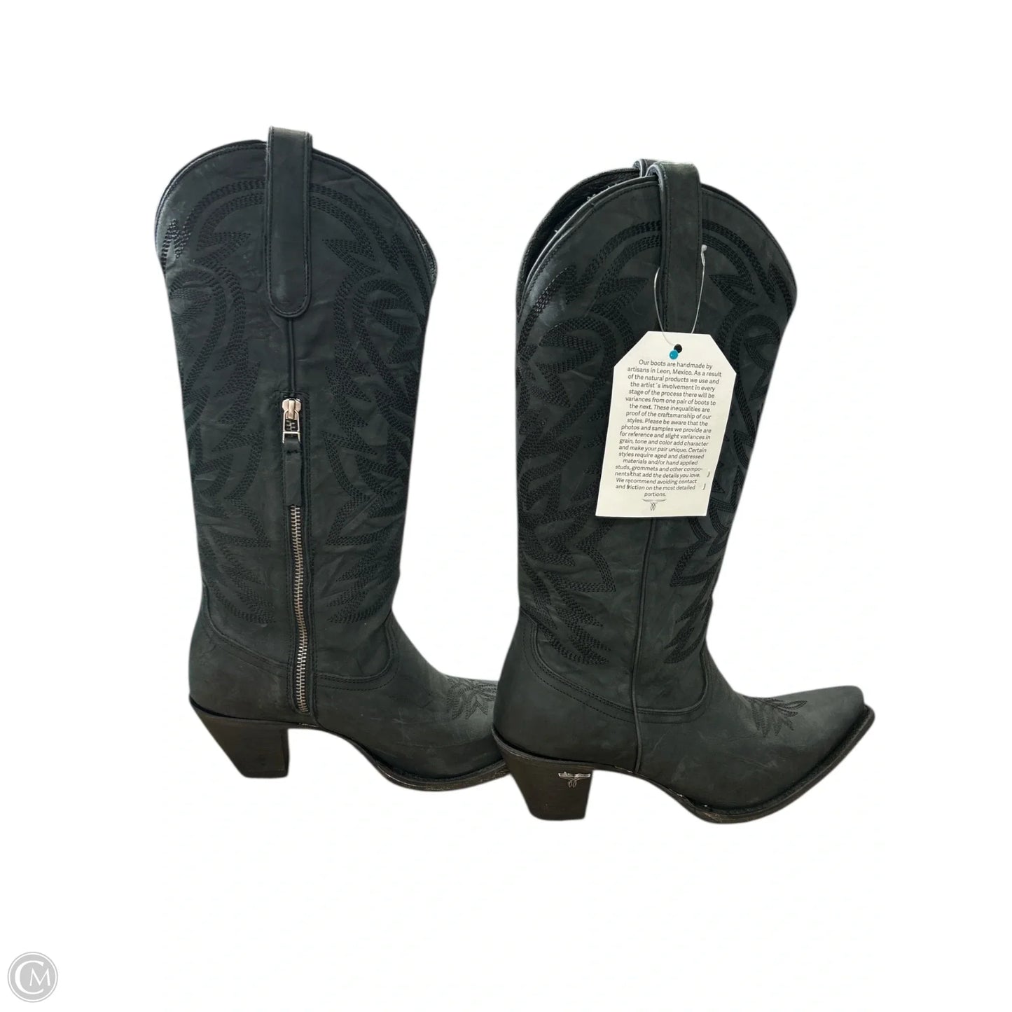 Boots Western By Cmb In Black, Size: 11