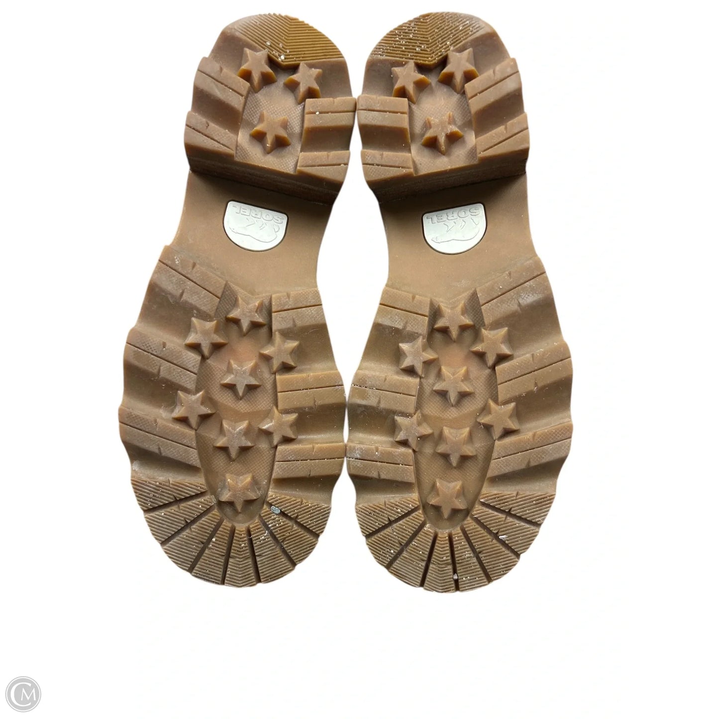 Boots Ankle Heels By Sorel In Tan, Size: 8