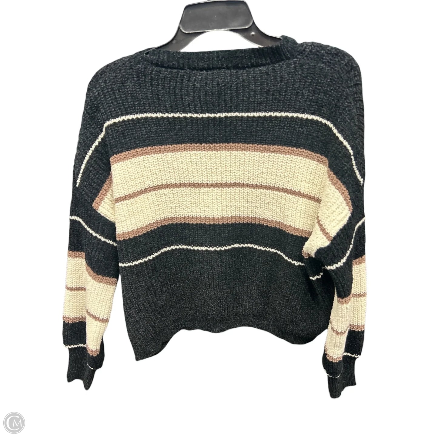 Sweater By Melloday In Black & Cream, Size: S