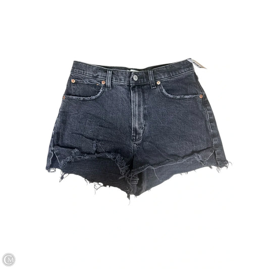 Shorts By Abercrombie And Fitch In Black Denim, Size: 6