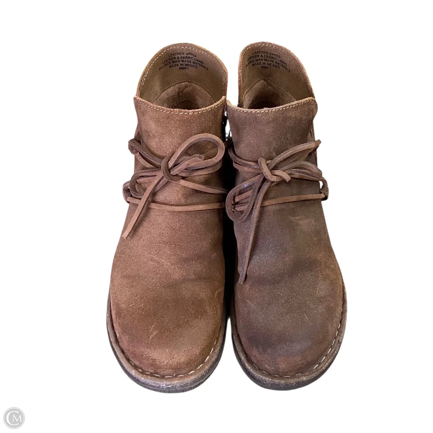 Boots Ankle Flats By Born In Brown, Size: 8.5