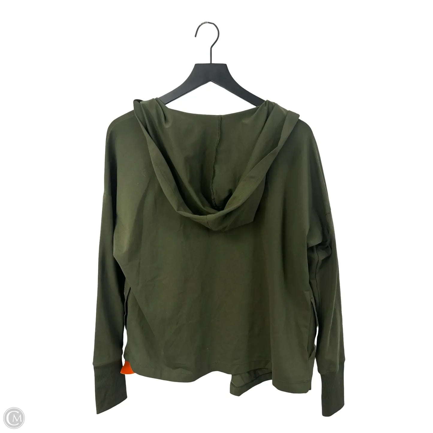 Athletic Top Long Sleeve Hoodie By Nike Apparel In Green, Size: S