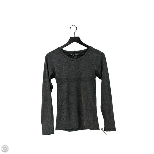 Athletic Top Long Sleeve Crewneck By Zyia In Grey, Size: S