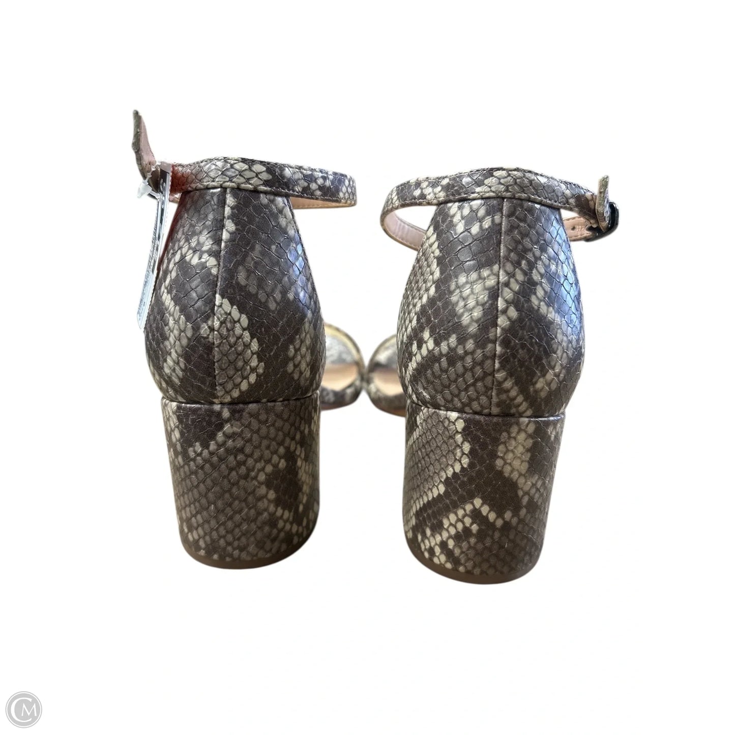 Shoes Heels Block By A New Day In Snakeskin Print, Size: 8