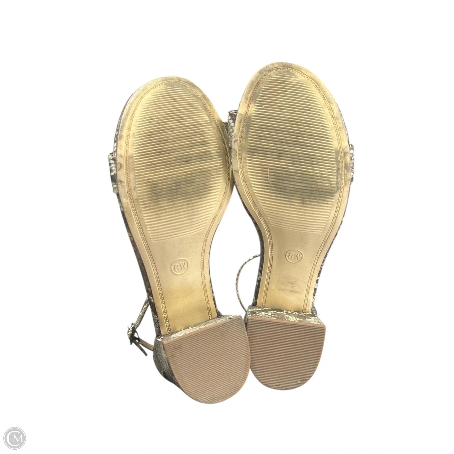 Shoes Heels Block By A New Day In Snakeskin Print, Size: 8