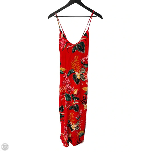 Dress Casual Maxi By Old Navy In Red, Size: Xl