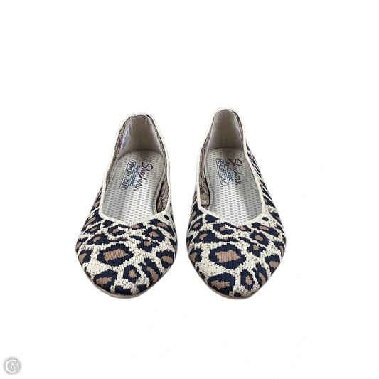 Shoes Flats By Skechers In Animal Print, Size: 9