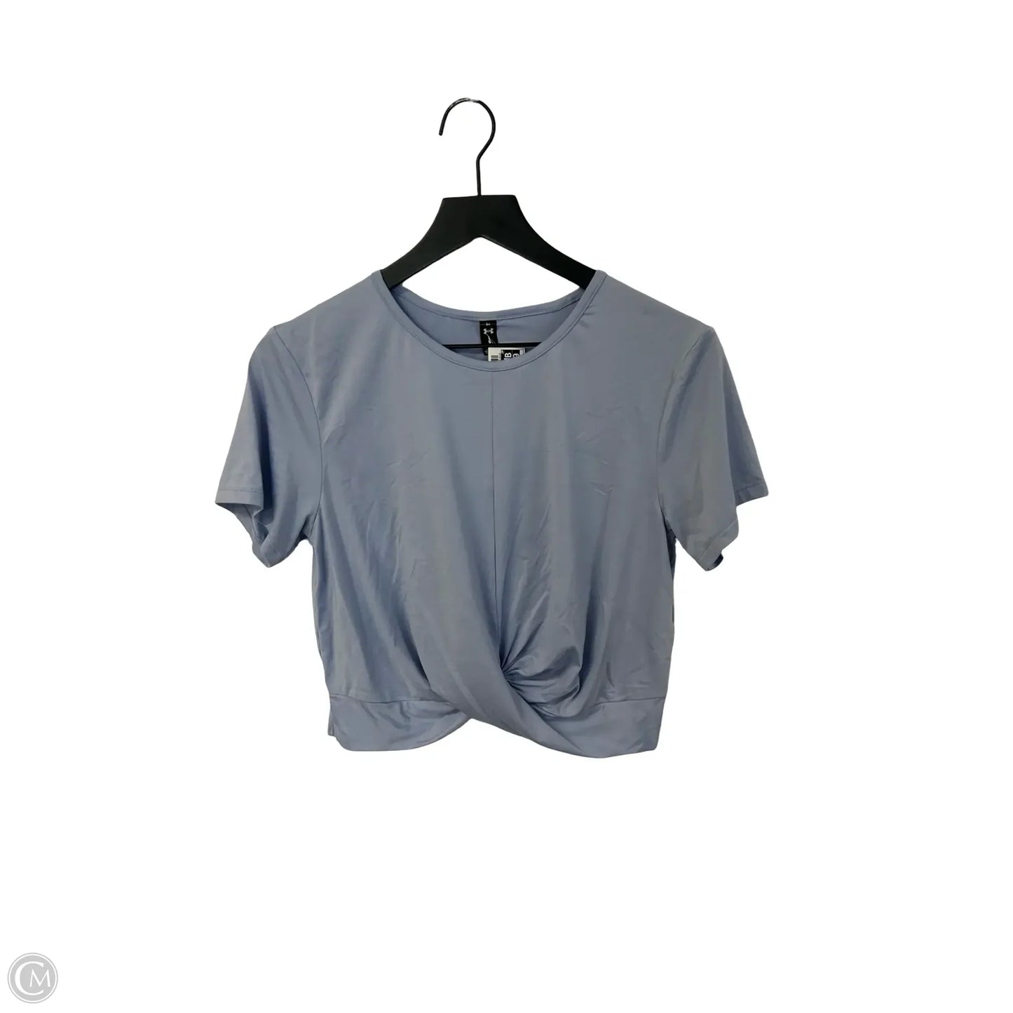 Athletic Top Short Sleeve By Under Armour In Purple, Size: L