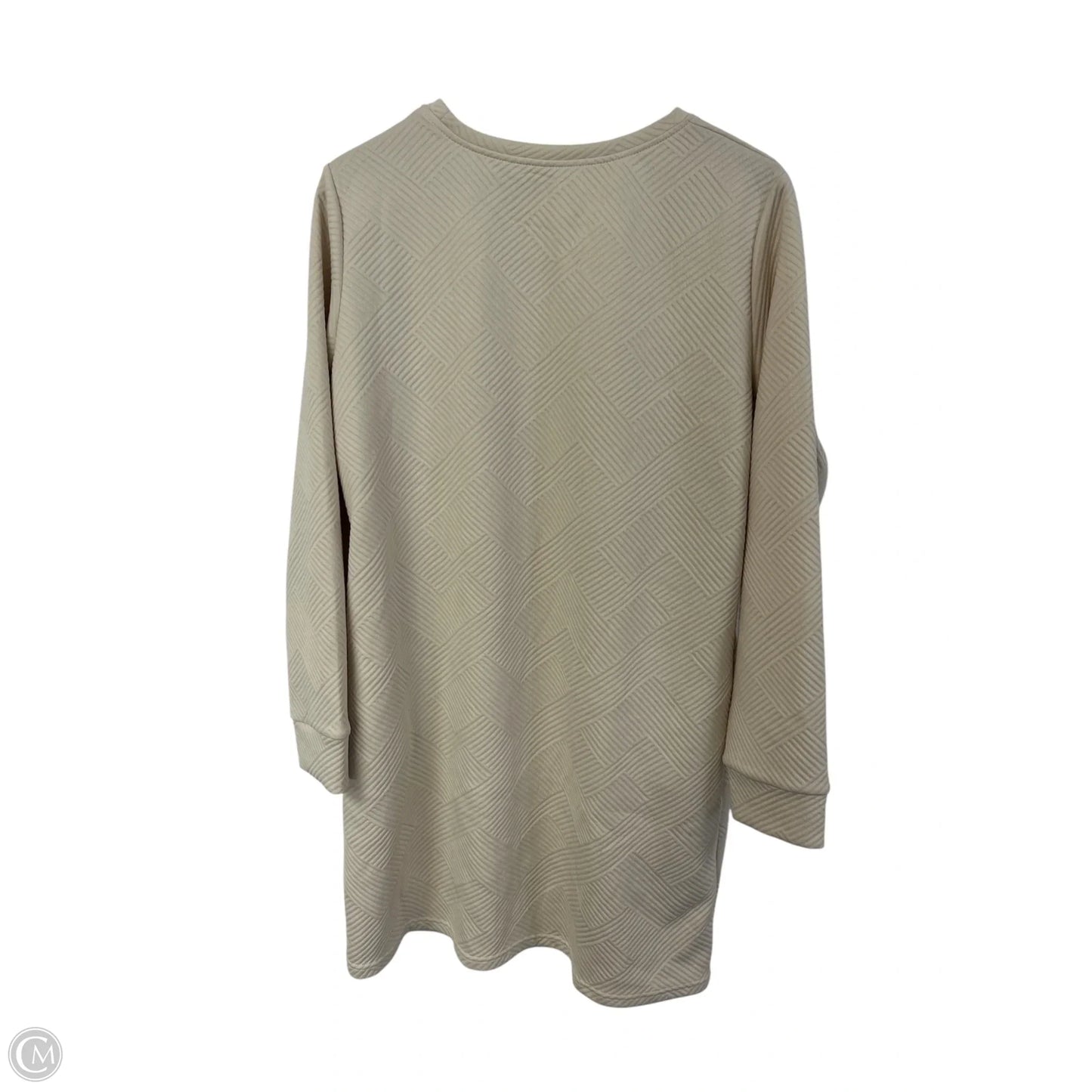Dress Casual Midi By Cme In Cream, Size: L