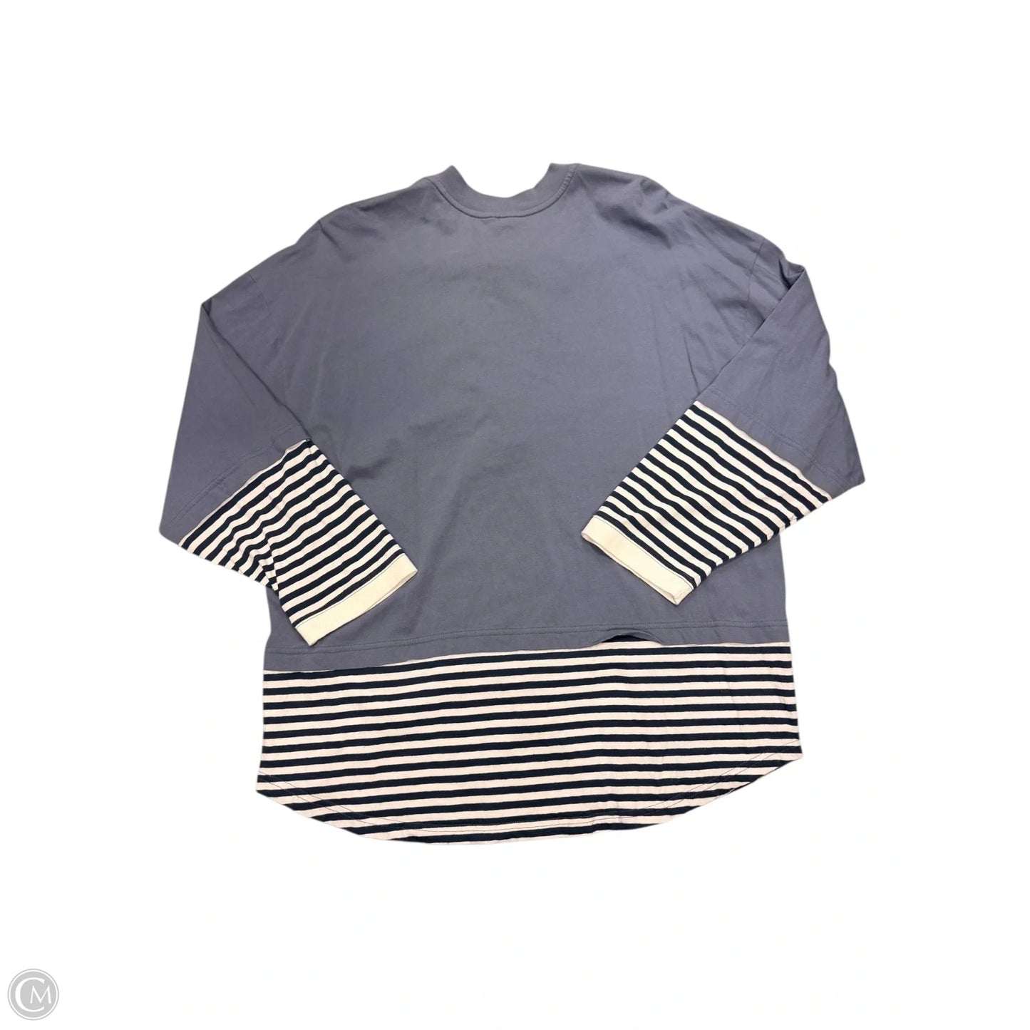 Top Long Sleeve By Free People In Blue, Size: M