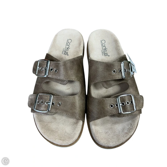 Sandals Flats By Corkys In Tan, Size: 8