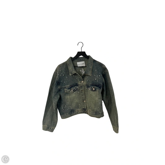 Jacket Denim By Azalea Wang In Blue Denim, Size: L