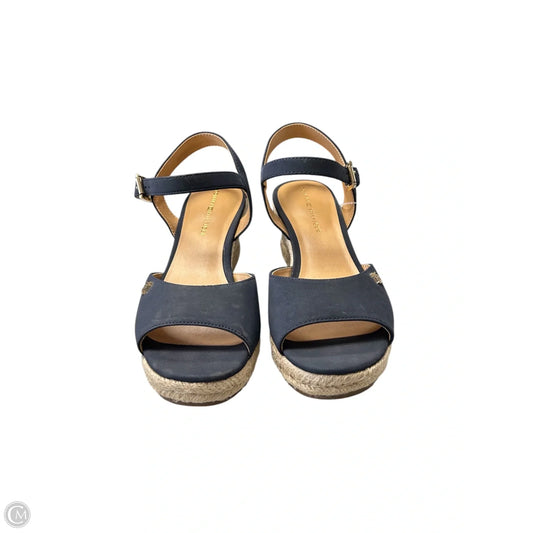 Shoes Heels Platform By Tommy Hilfiger In Navy, Size: 8.5