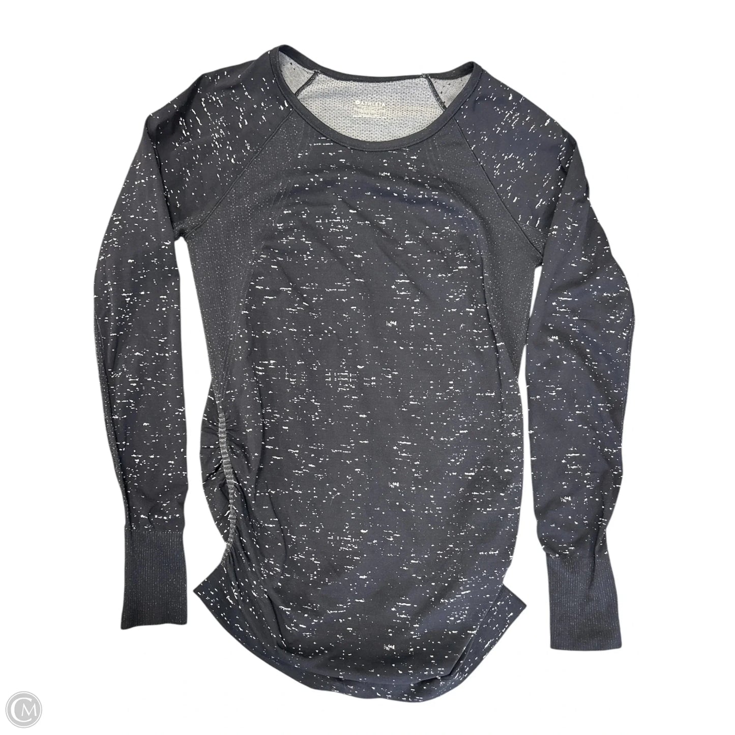 Athletic Top Long Sleeve Crewneck By Athleta In Black, Size: L