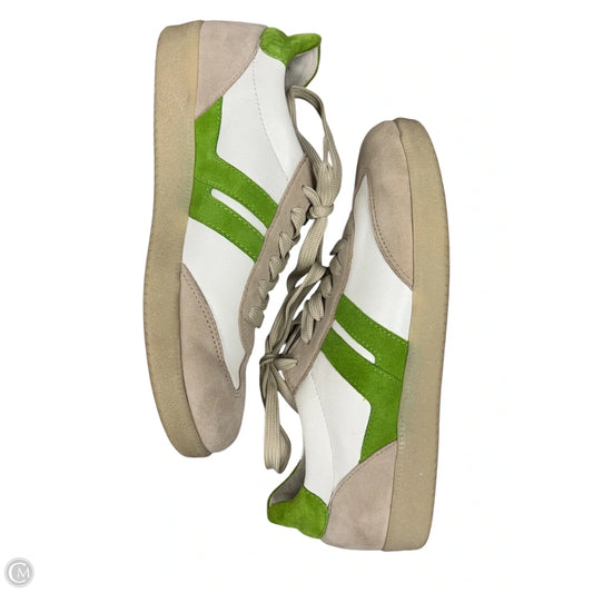 Shoes Sneakers By Cma In Green & White, Size: 7
