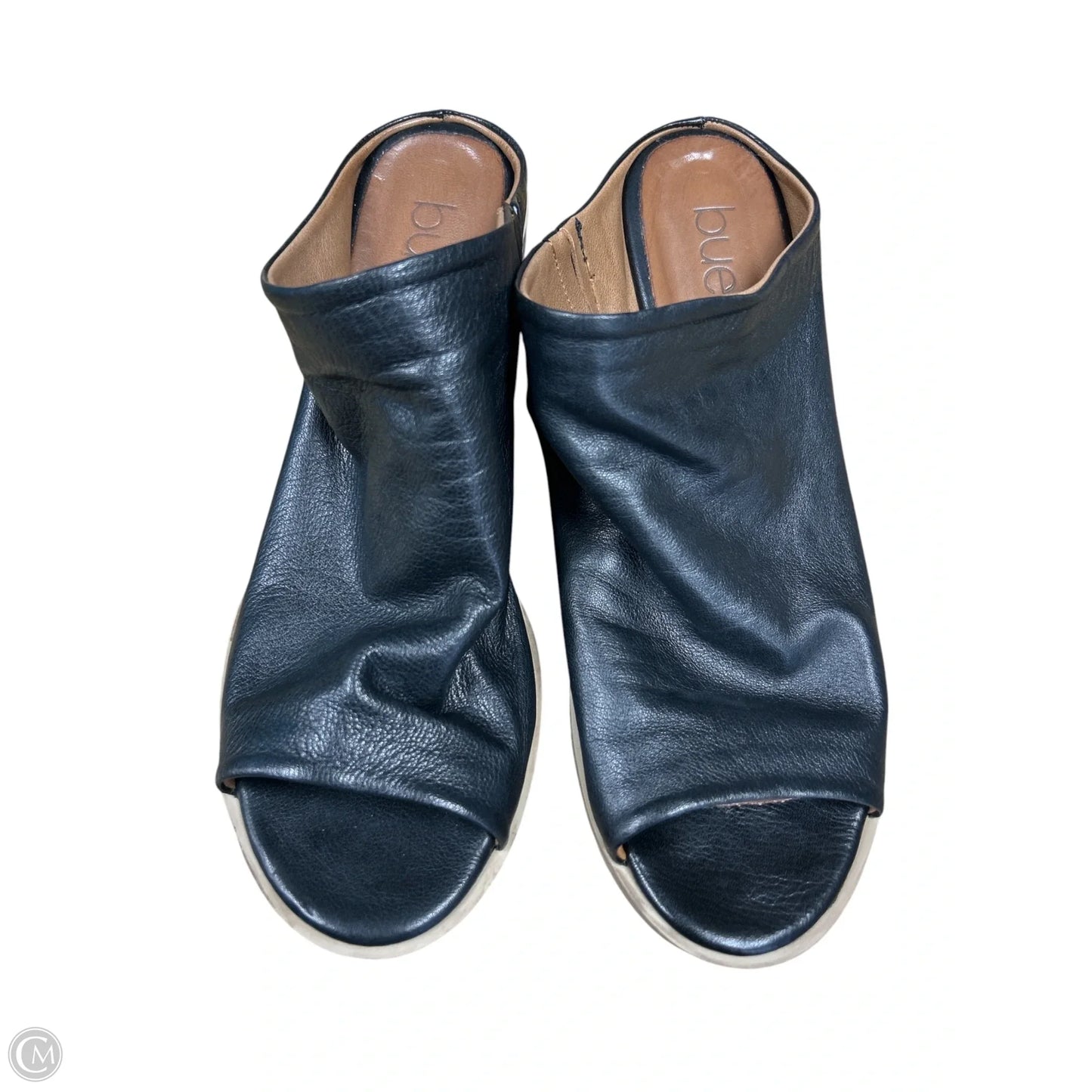 Sandals Heels Block By Bueno In Black, Size: 7.5