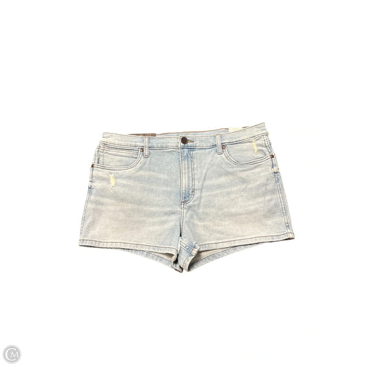 Shorts By Wrangler In Blue Denim, Size: 16