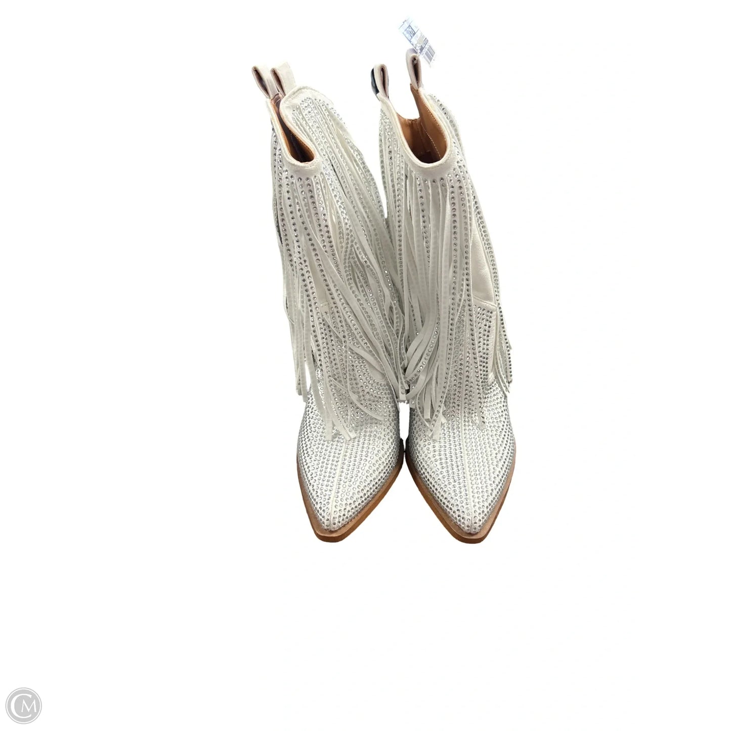 Boots Western By Jessica Simpson In White, Size: 8