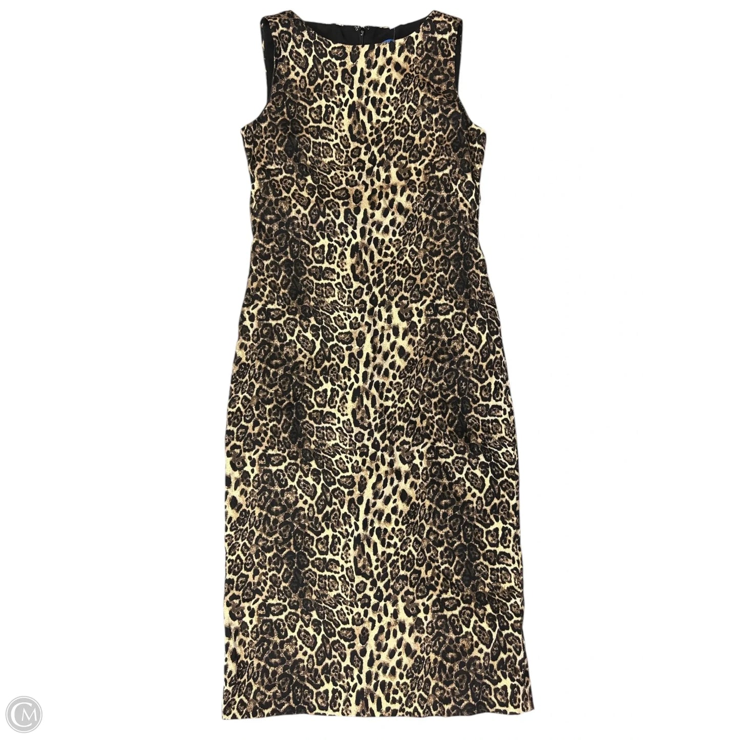 Dress Party Midi By Clothes Mentor In Animal Print, Size: 0