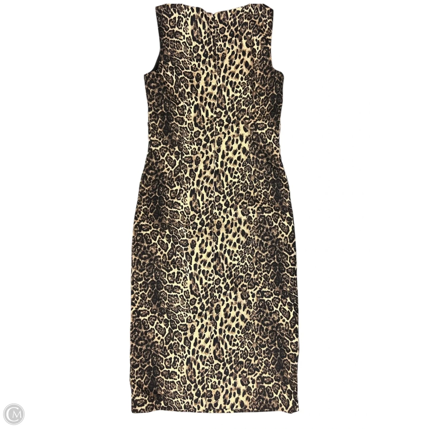 Dress Party Midi By Clothes Mentor In Animal Print, Size: 0