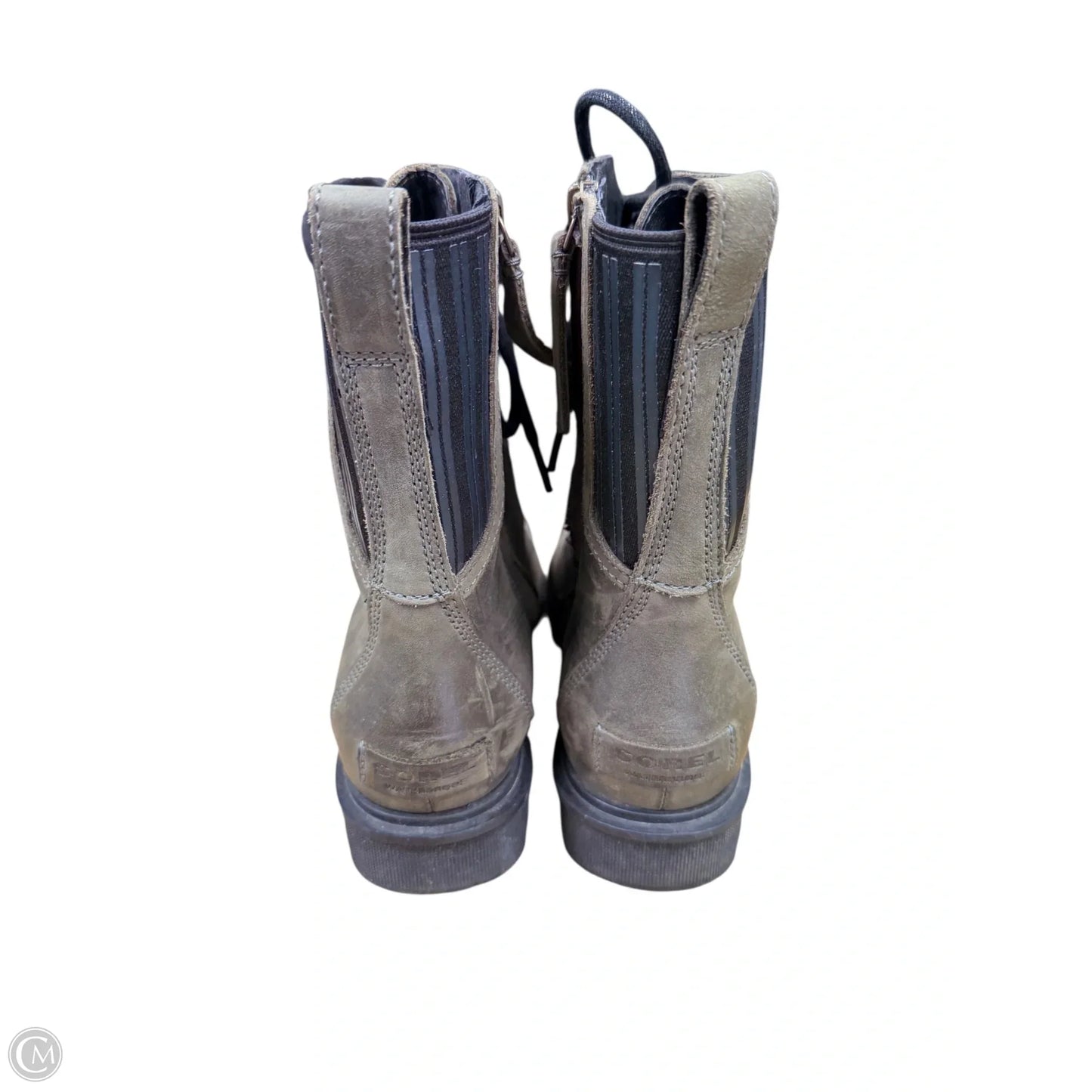 Boots Ankle Heels By Sorel In Green, Size: 9