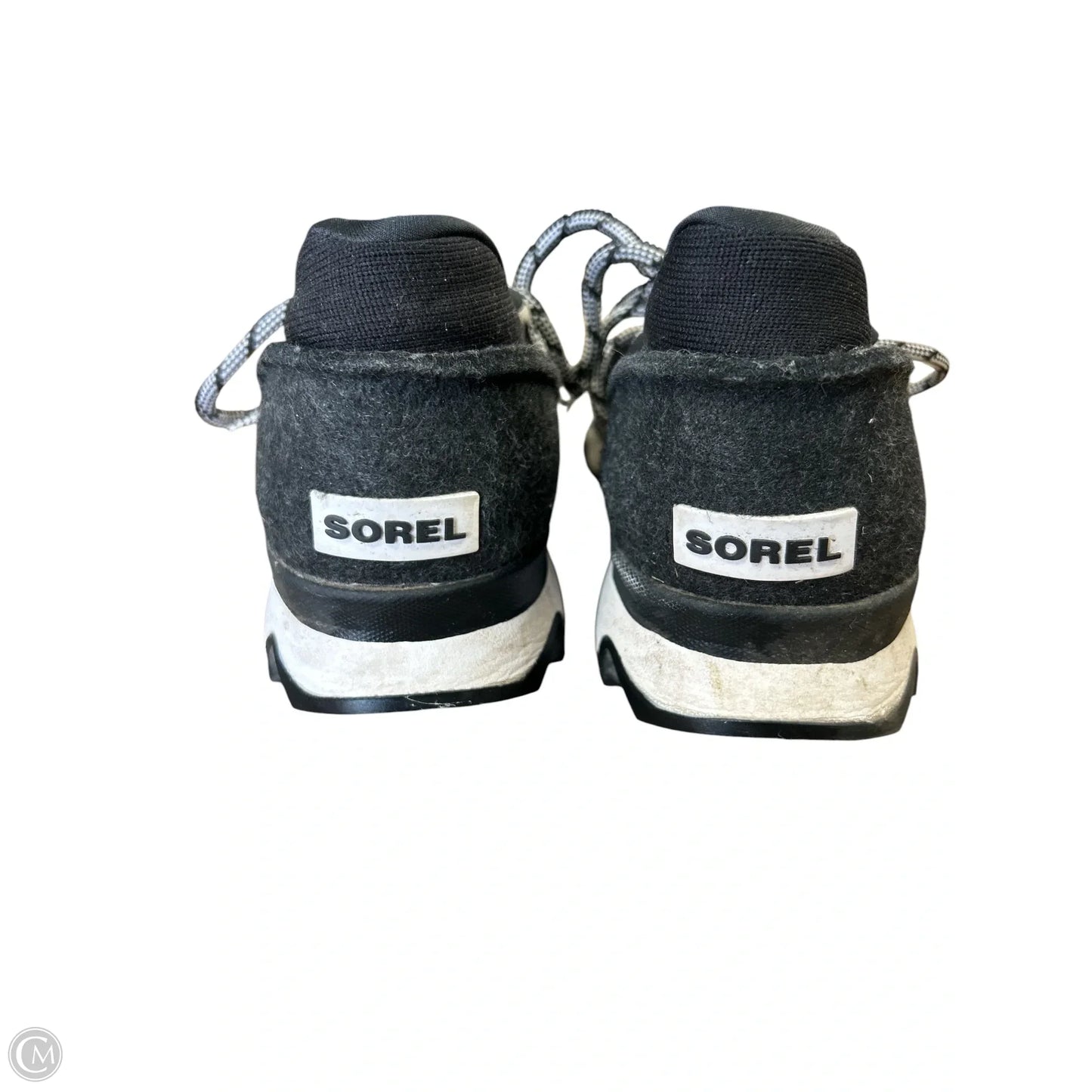 Shoes Athletic By Sorel In Black & Cream, Size: 9
