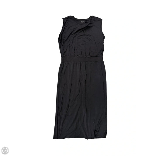 Dress Casual Midi By Athleta In Black, Size: L