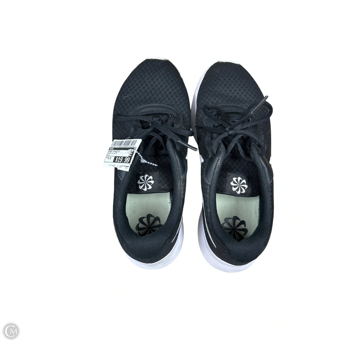Shoes Athletic By Nike In Black & White, Size: 8.5