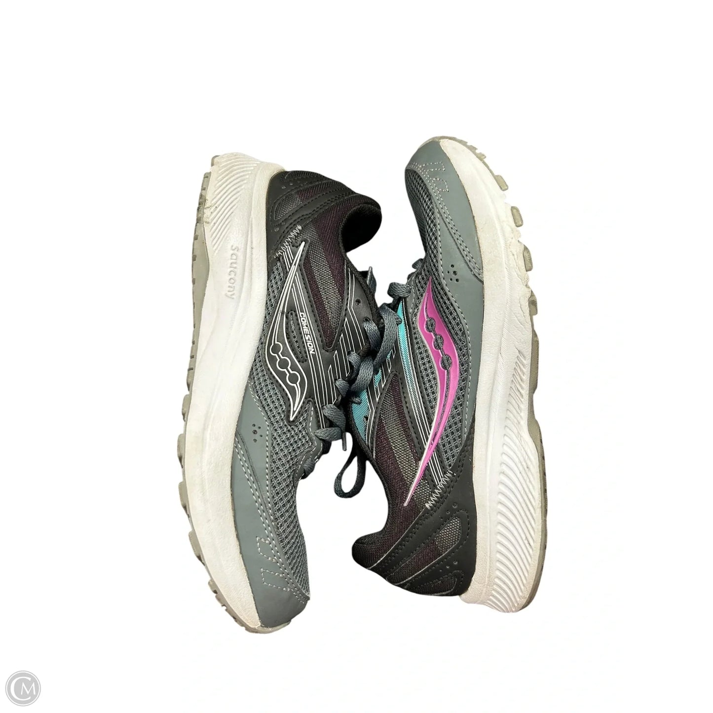 Shoes Athletic By Sacouny In Grey, Size: 8.5