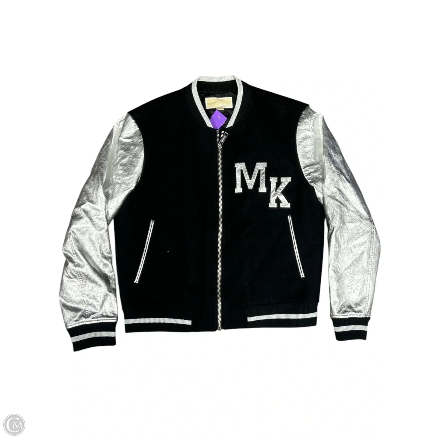 Coat Other By Michael By Michael Kors In Black & Silver, Size: S