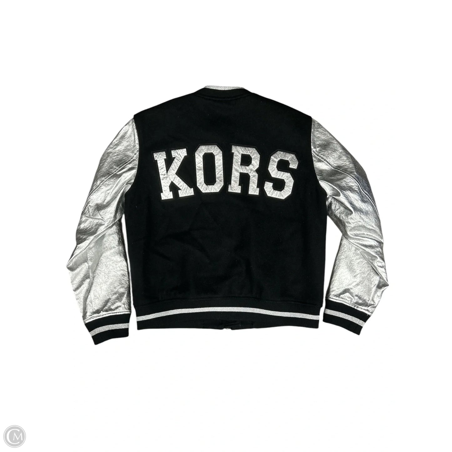 Coat Other By Michael By Michael Kors In Black & Silver, Size: S