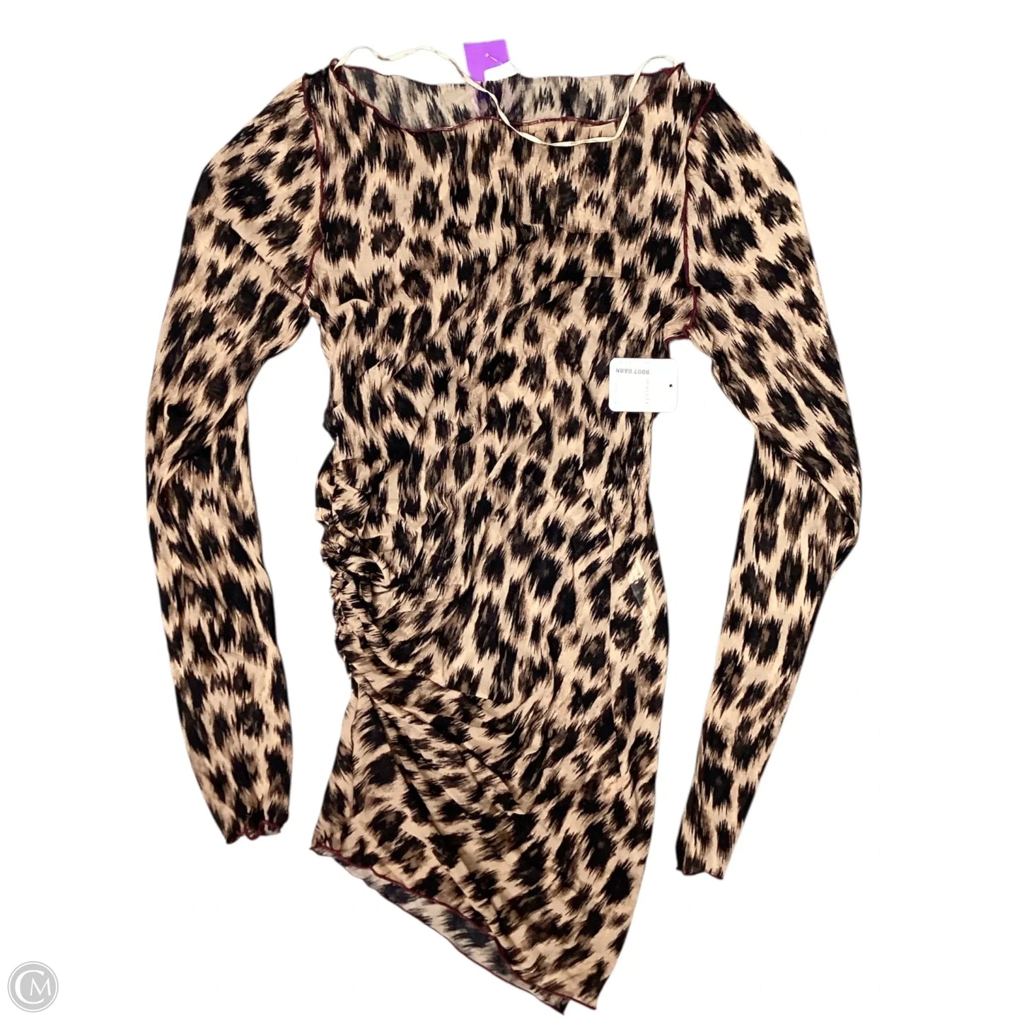 Top Long Sleeve By Free People In Animal Print, Size: L