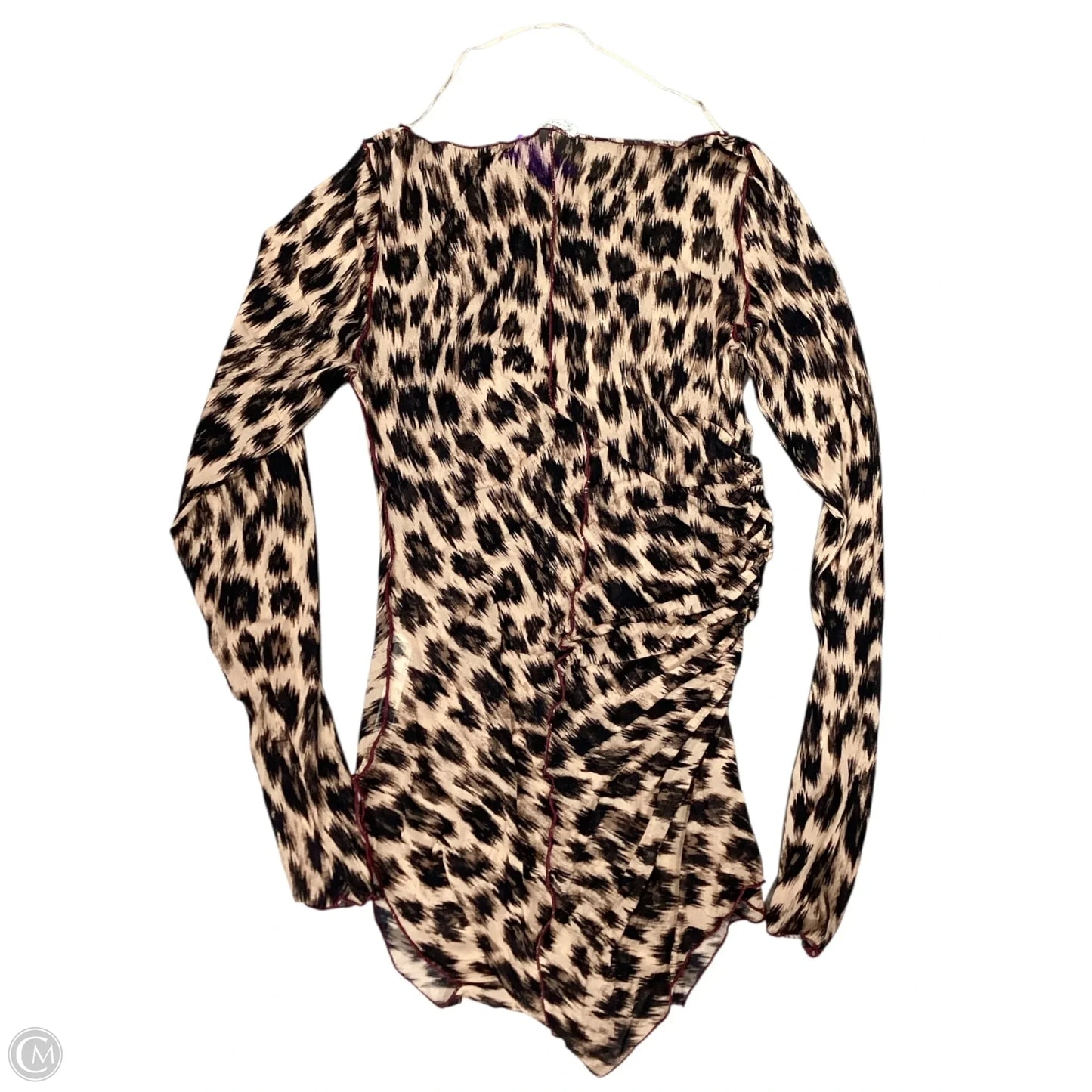 Top Long Sleeve By Free People In Animal Print, Size: L