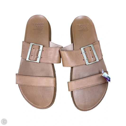 Sandals Heels Platform By Sorel In Brown, Size: 9.5