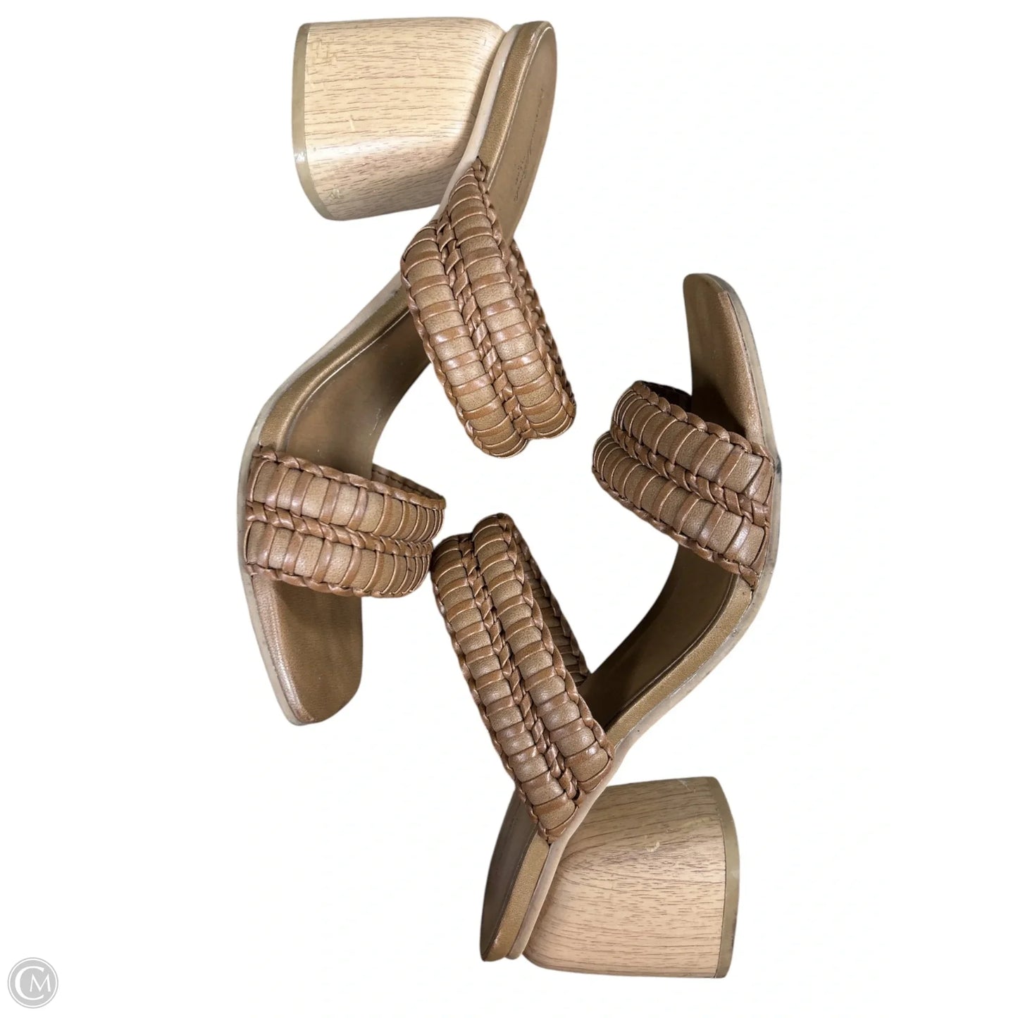Shoes Heels Block By Universal Thread In Tan, Size: 9