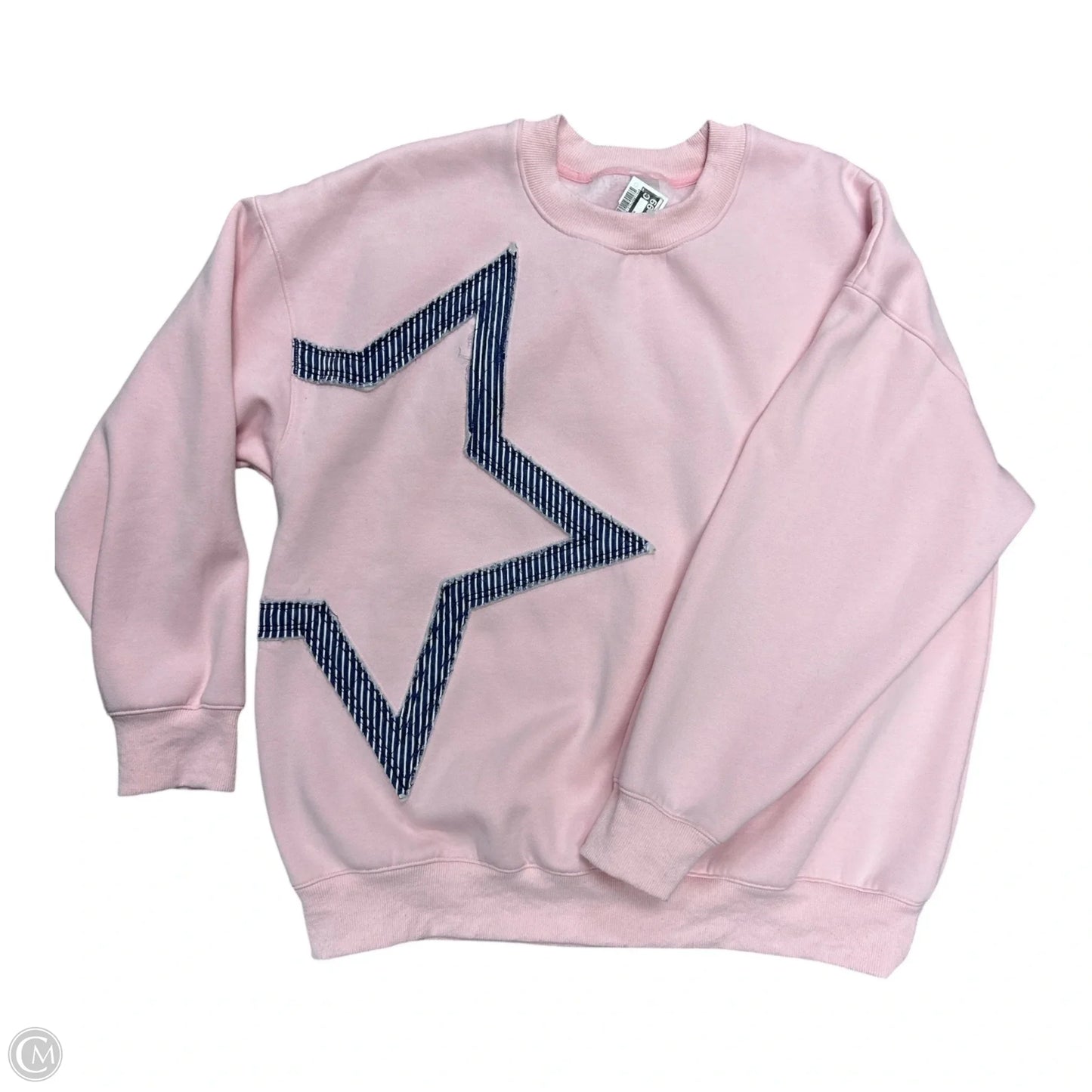 Sweatshirt Crewneck By As Revival In Pink, Size: M