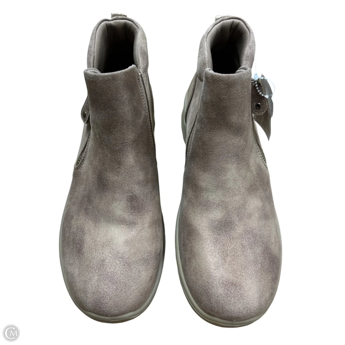 Boots Ankle Flats By Skechers In Tan, Size: 9