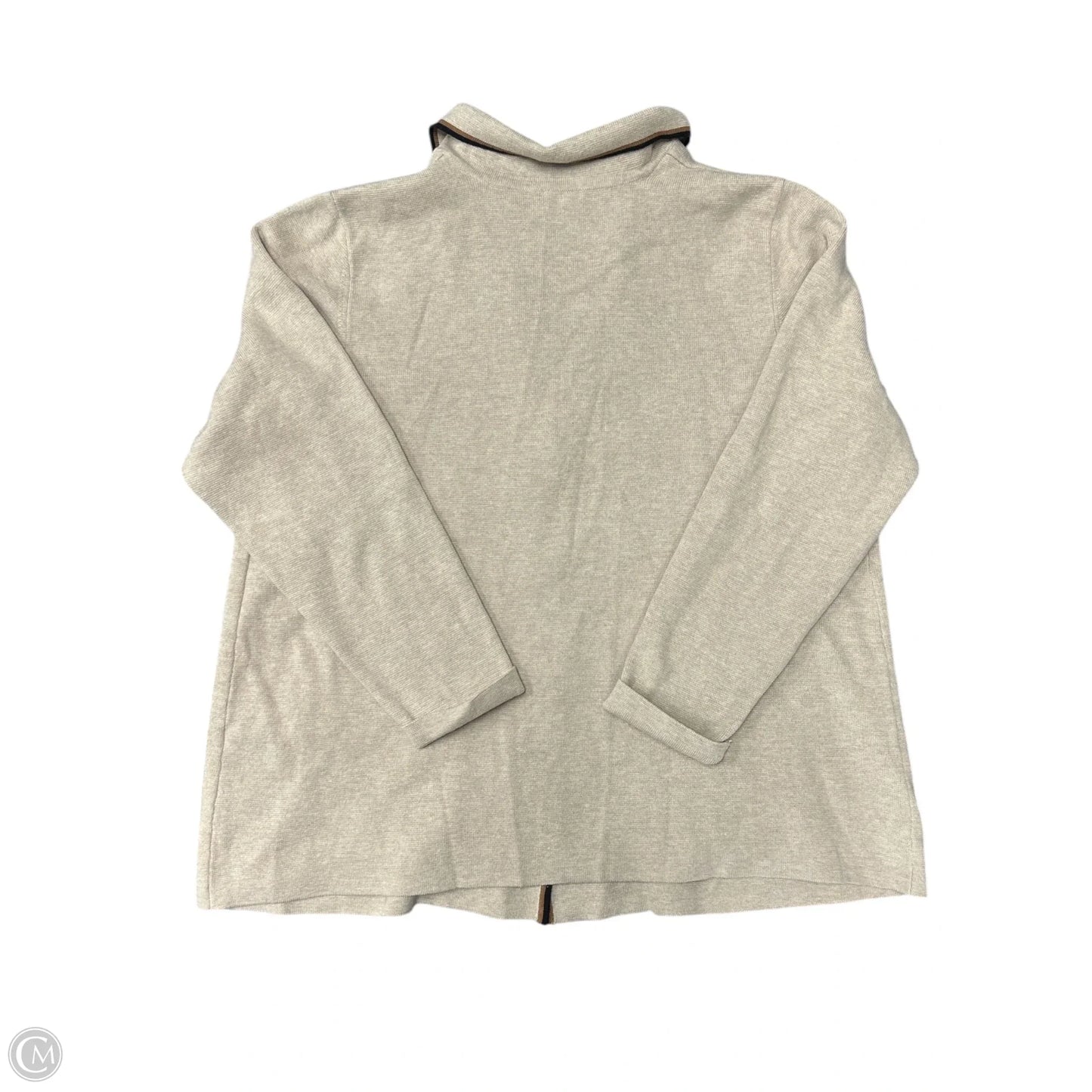 Sweater Cardigan By J. Jill In Beige, Size: Xl