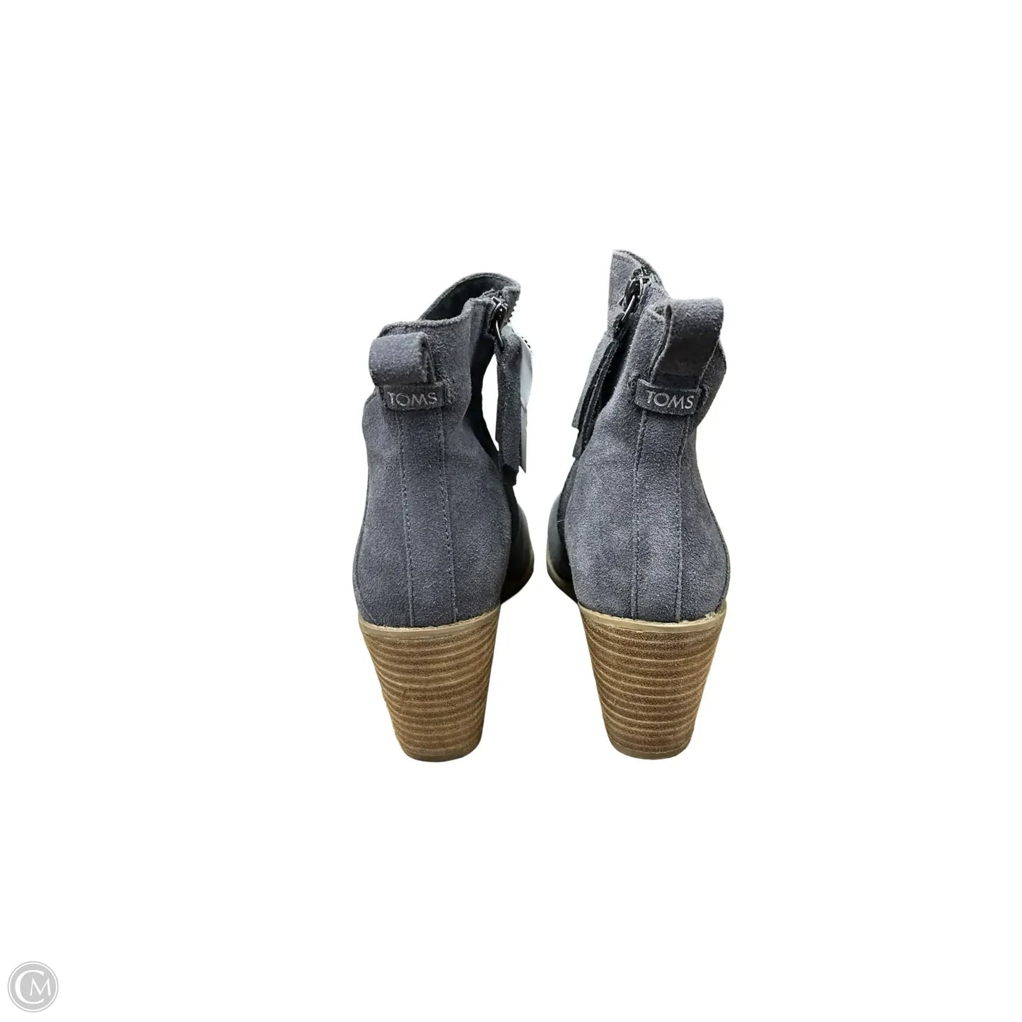 Boots Ankle Heels By Toms In Grey, Size: 8