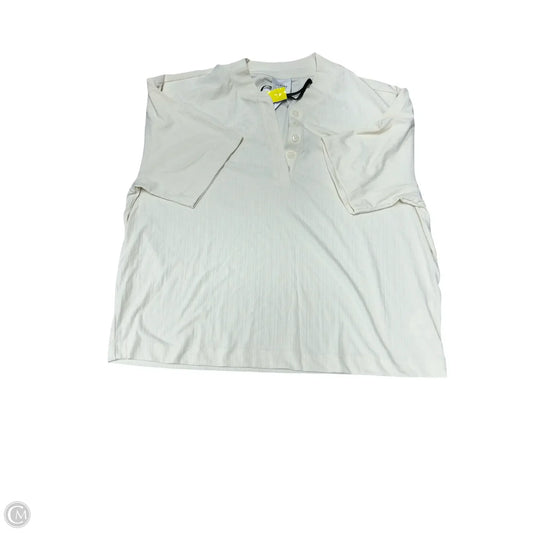 Top Short Sleeve By Varley In Cream, Size: Xl