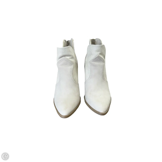 Boots Ankle Heels By Dolce Vita In Cream, Size: 8