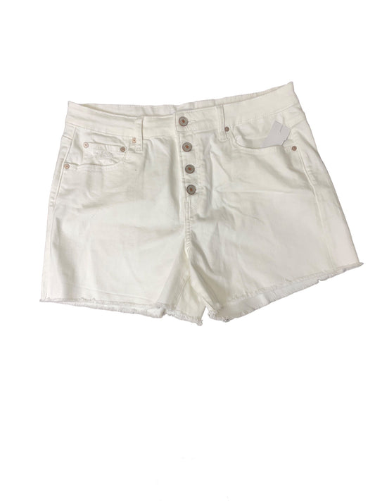 White Denim Shorts Zenana Outfitters, Size Xl