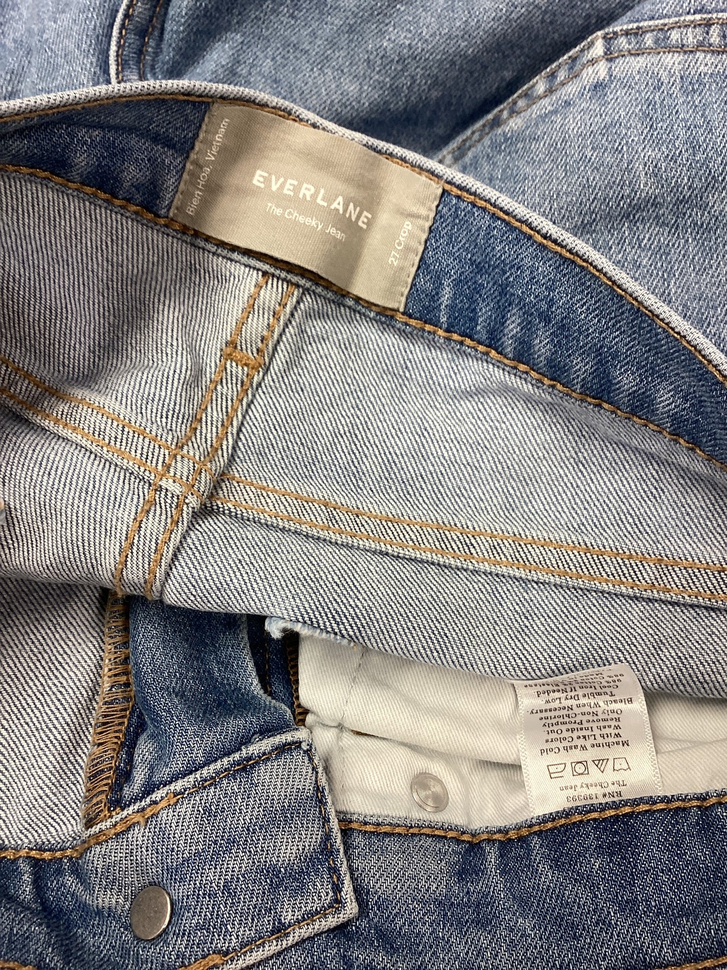 Blue Denim Jeans Straight Everlane, Size 4