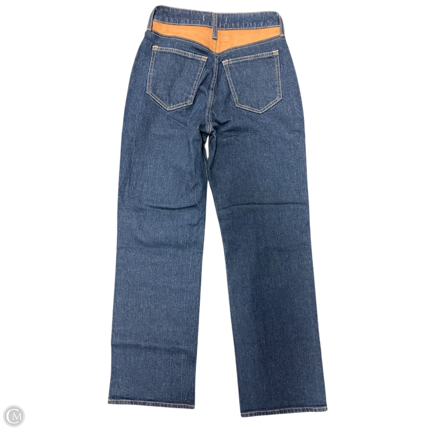 Jeans Straight By Abercrombie And Fitch In Blue Denim, Size: 4