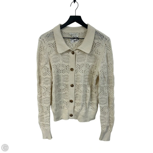 Sweater Cardigan By Rachel Zoe In Cream, Size: L