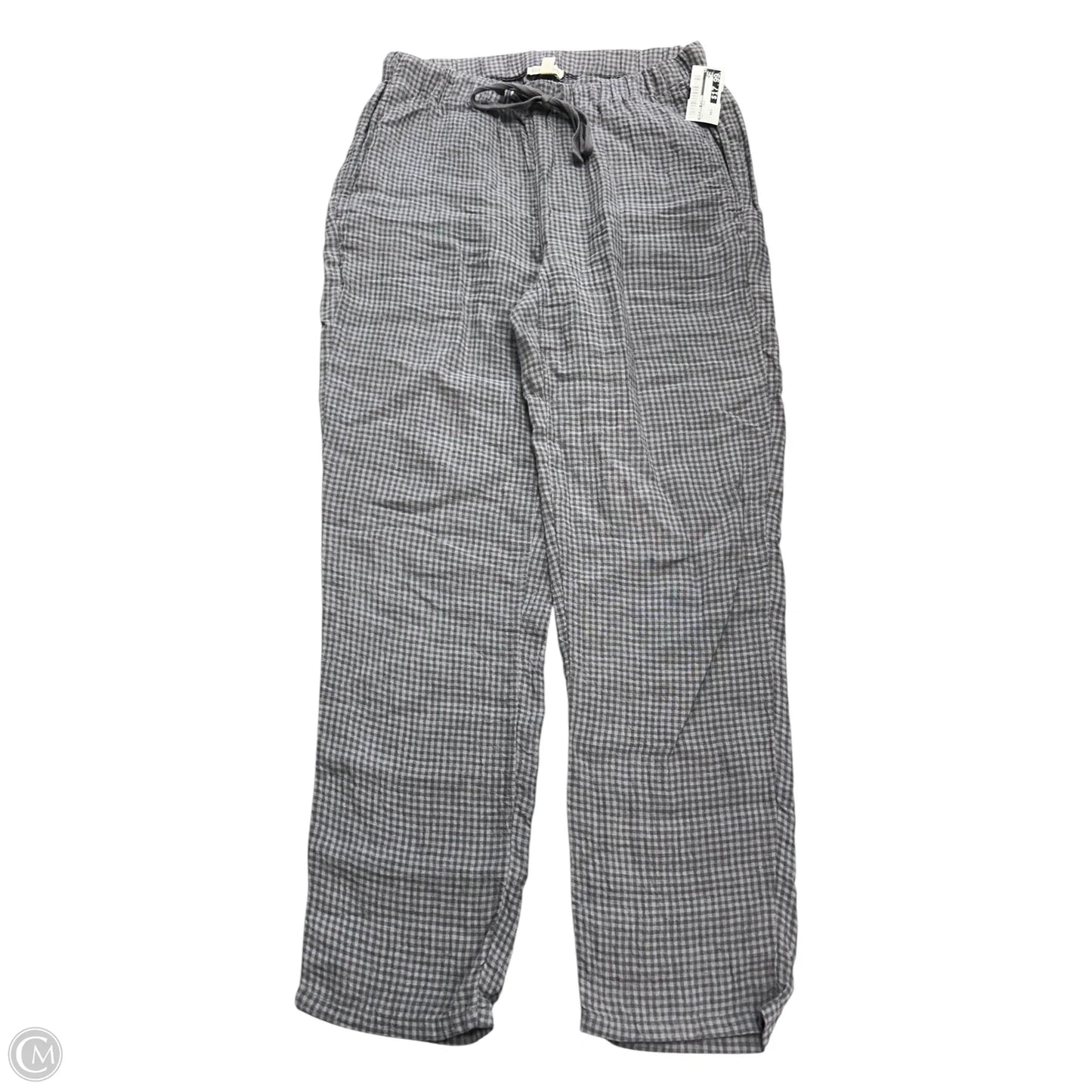 Pants Linen By Eileen Fisher In Grey, Size: Xxs
